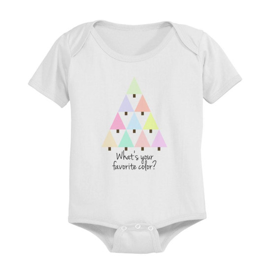 Favorite Color Baby White Bodysuit Great Gift Ideasidx 3P15788441612