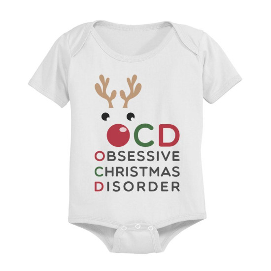 OCD Funny Christmas Baby Bodysuit Cute Infant Bodysuit Outfitidx 3P15788277772