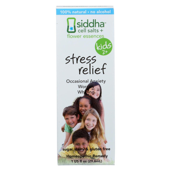Siddha Flower Essences Stress Relief - Kids - Age Two Plus - 1 Fl Ozidx HG1556976